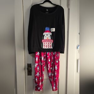Penguin Print Womens Pajamas From Walmart